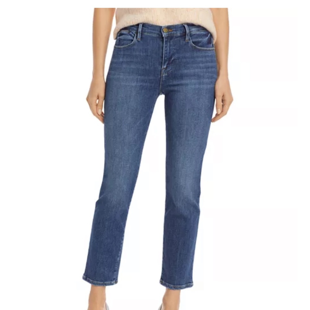 Frame “Le High” straight jeans